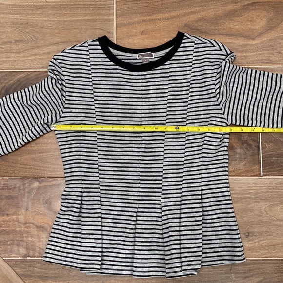 Chelsea28 striped long-sleve sweatshirt, M - Picture 4 of 11